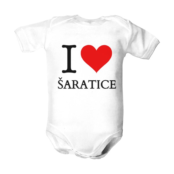 Dětské body  s potiskem I love...