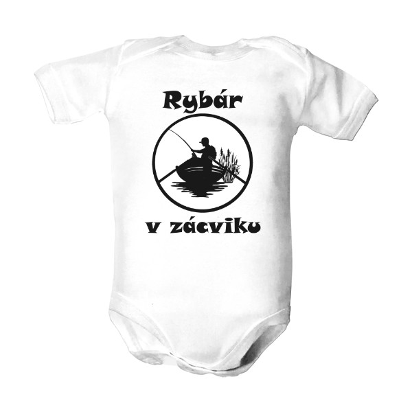 Dětské body  s potiskem Rybář v zácviku body